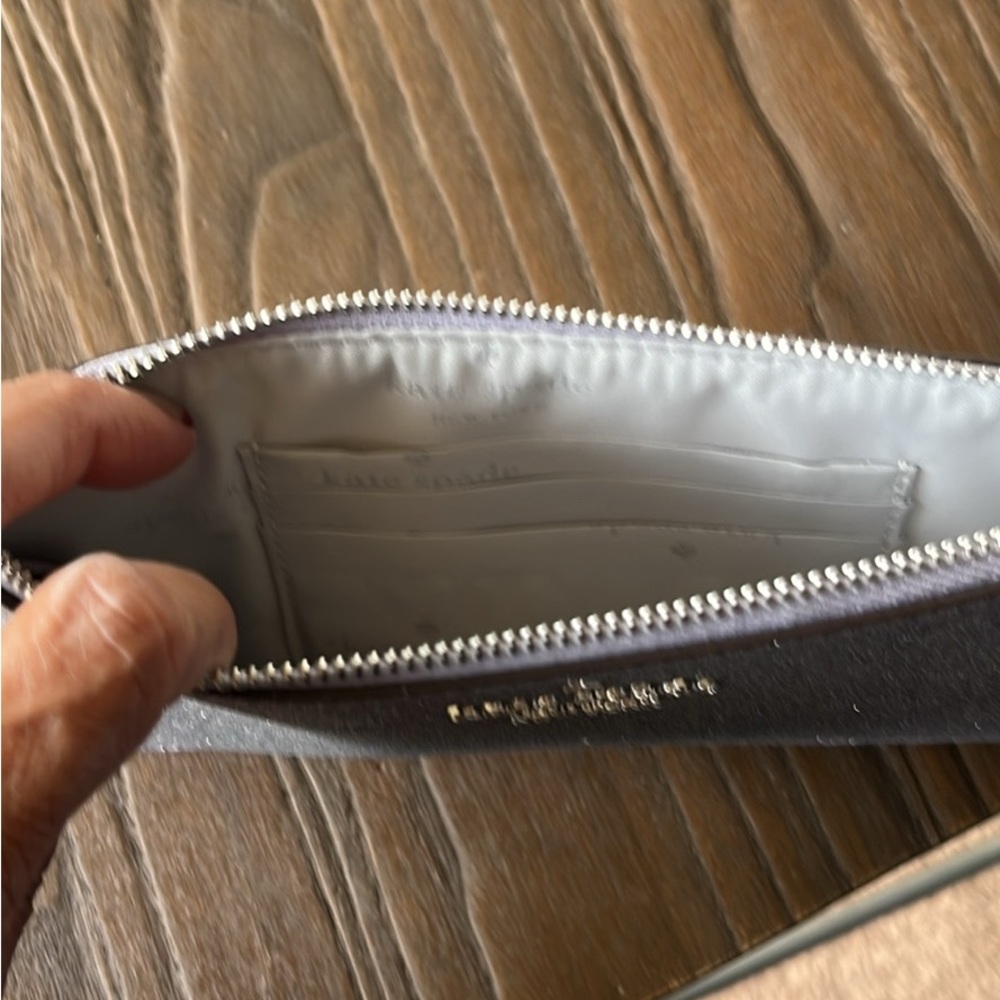 Kate Spade Glittering Silver Wristlet - Picture 2 of 3